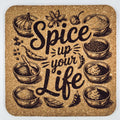Spice Up Your Life Cork Coaster – Funny Cooking & Kitchen Decor