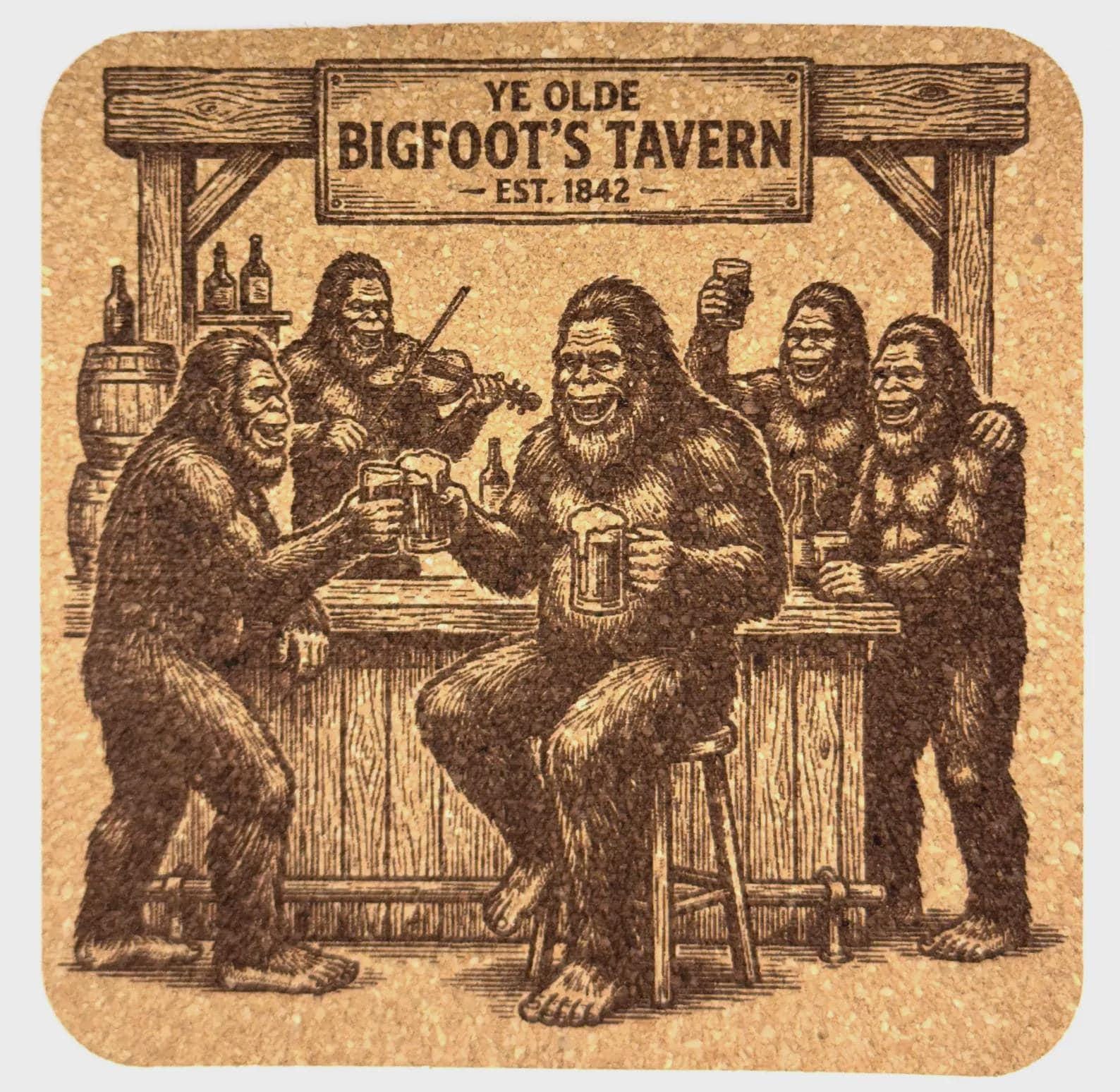 Ye Olde Bigfoot’s Tavern – Bigfoot Cork Coaster