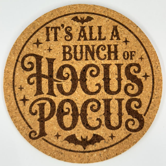 Hocus Pocus Halloween Cork Coaster Spooky Decor