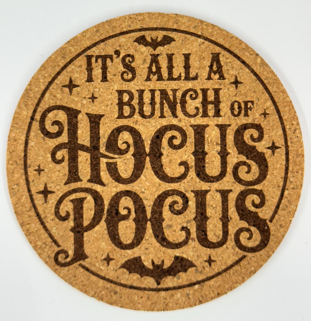 Hocus Pocus Halloween Cork Coaster Spooky Decor
