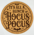 Hocus Pocus Halloween Cork Coaster Spooky Decor