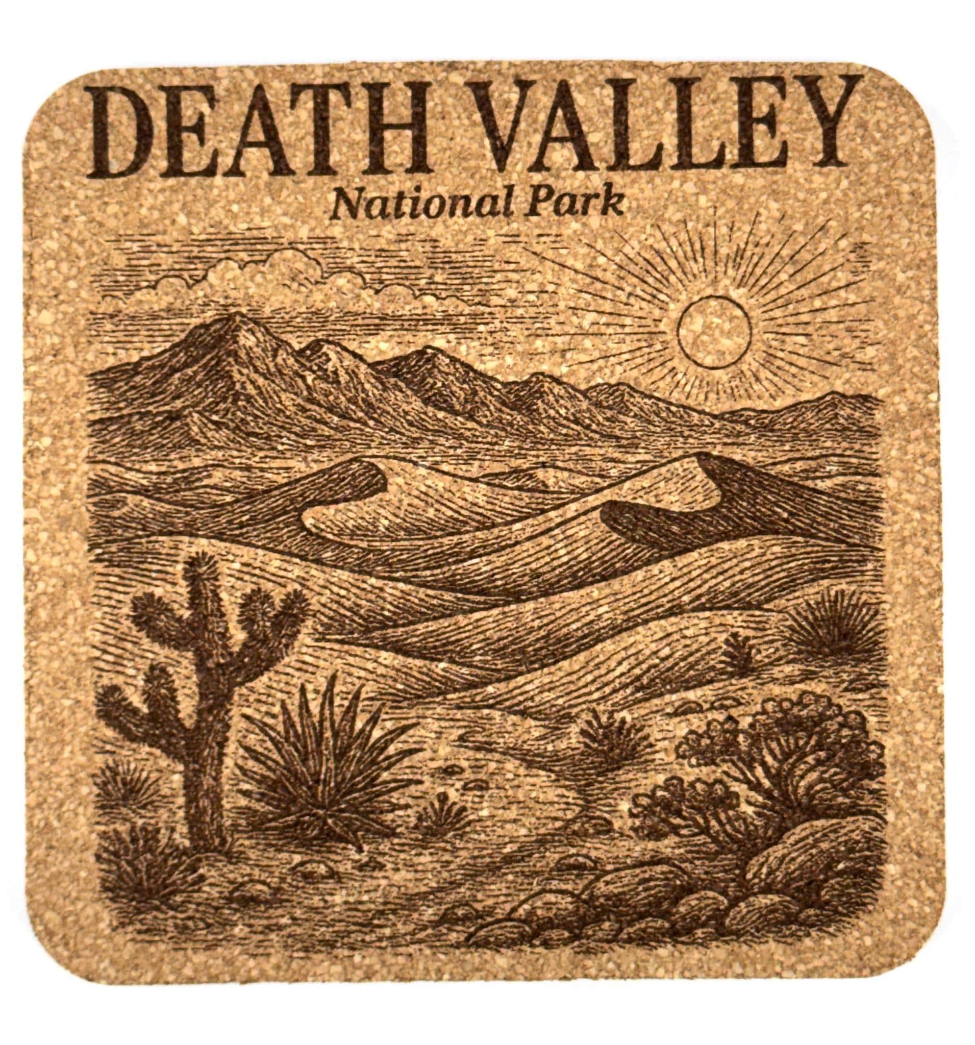 Death Valley National Park Cork Coaster – Desert Dunes Landscape