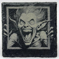 Howling Gremlin Slate Coaster – Spooky Horror Illustration