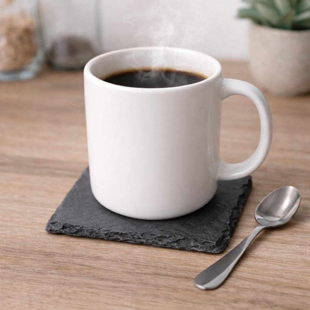 Grumpy Bearded Dragon Slate Coaster – Bold Reptile Portrait