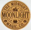 Midnight Moonlight Magic Cork Coaster Halloween Decor