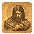 Sacred Heart of Jesus Cork Coaster – Christian Religious Artwork