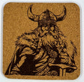 Viking with Broadsword – Cork Coaster