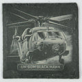 UH-60 Black Hawk Utility Helicopter Slate Coaster Combat Proven Aircraft
