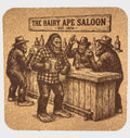 The Hairy Ape Saloon – Bigfoot Bar Cork Coaster