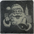 Vintage Santa with Bell Slate Coaster – Old World Christmas Charm