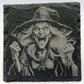 Wrath Unleashed Witch – Laser Engraved Slate Coaster