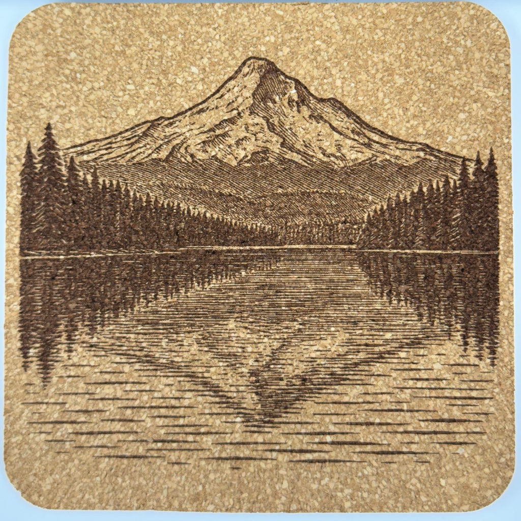 Mount Hood Coaster Set of 4 – Pacific Northwest Scenery