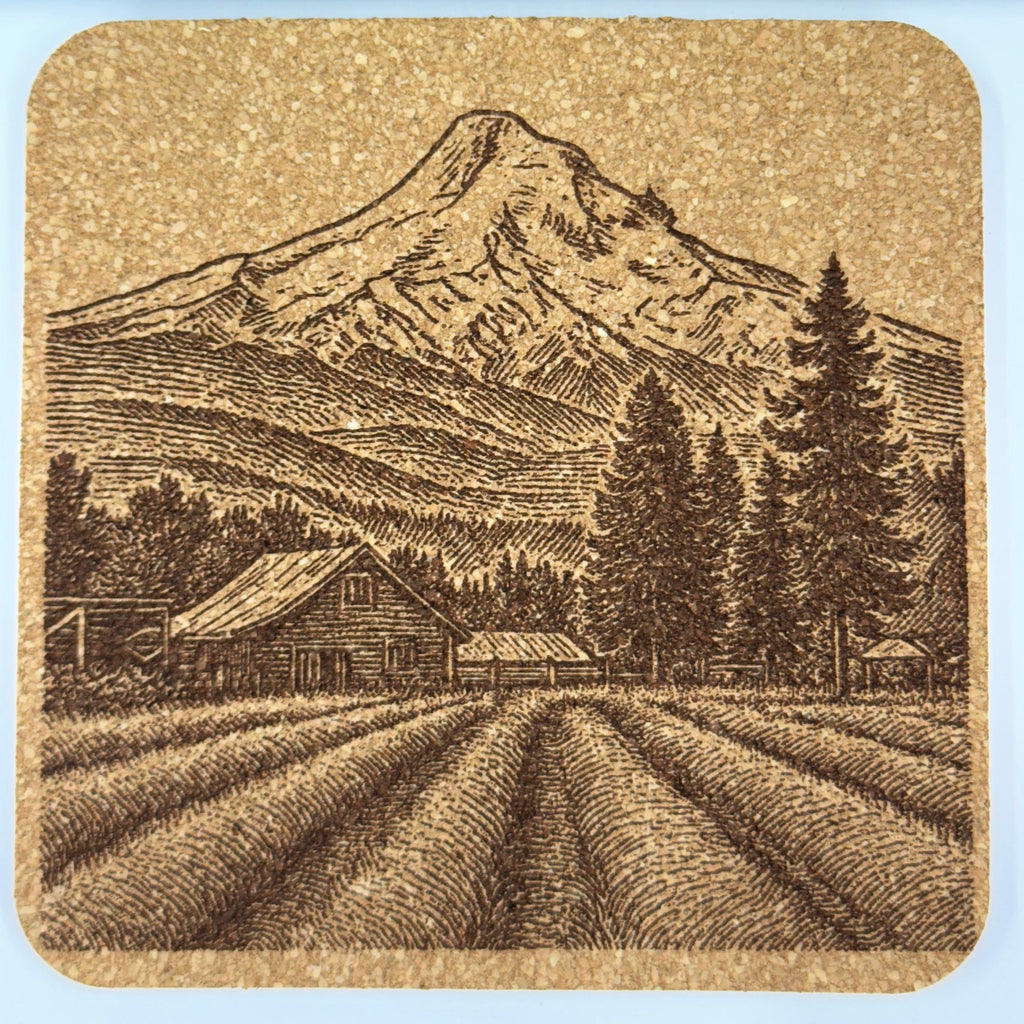 Mount Hood Coaster Set of 4 – Pacific Northwest Scenery