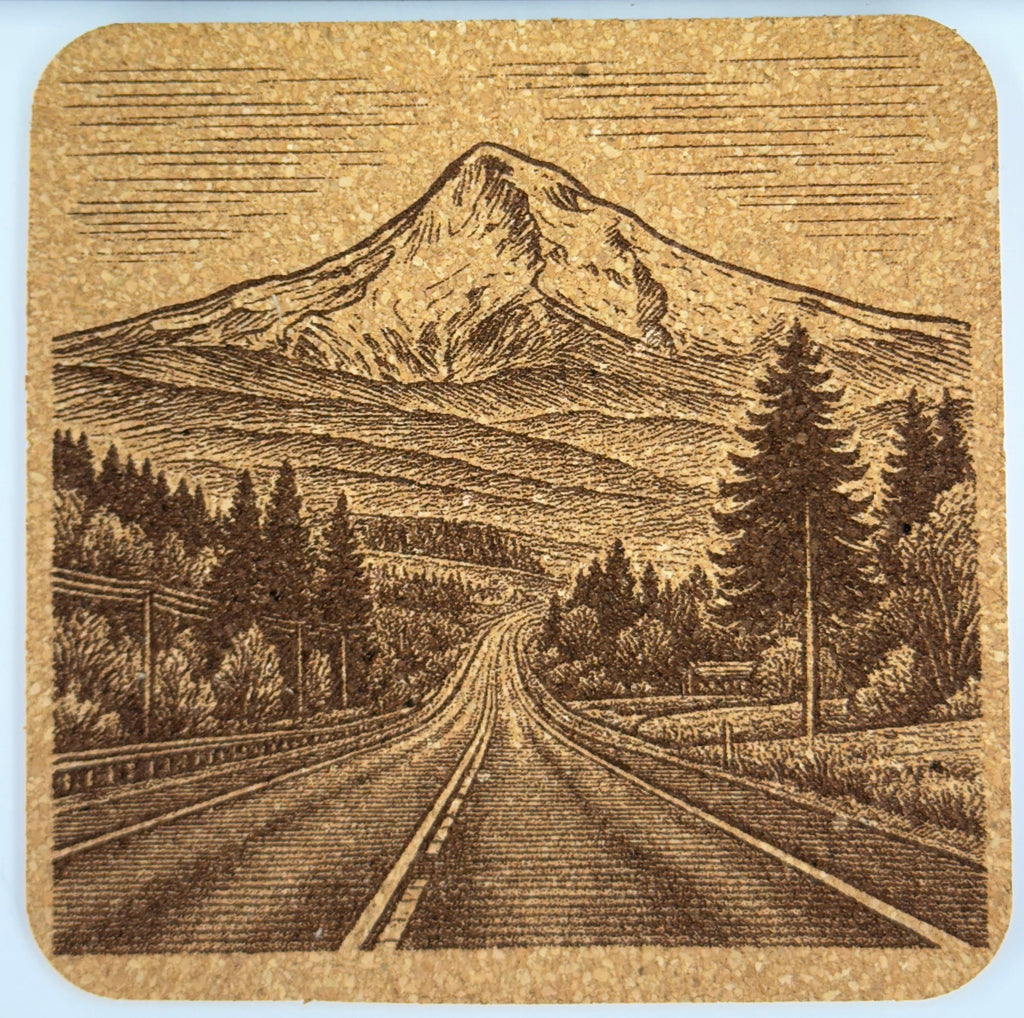 Mount Hood Coaster Set of 4 – Pacific Northwest Scenery