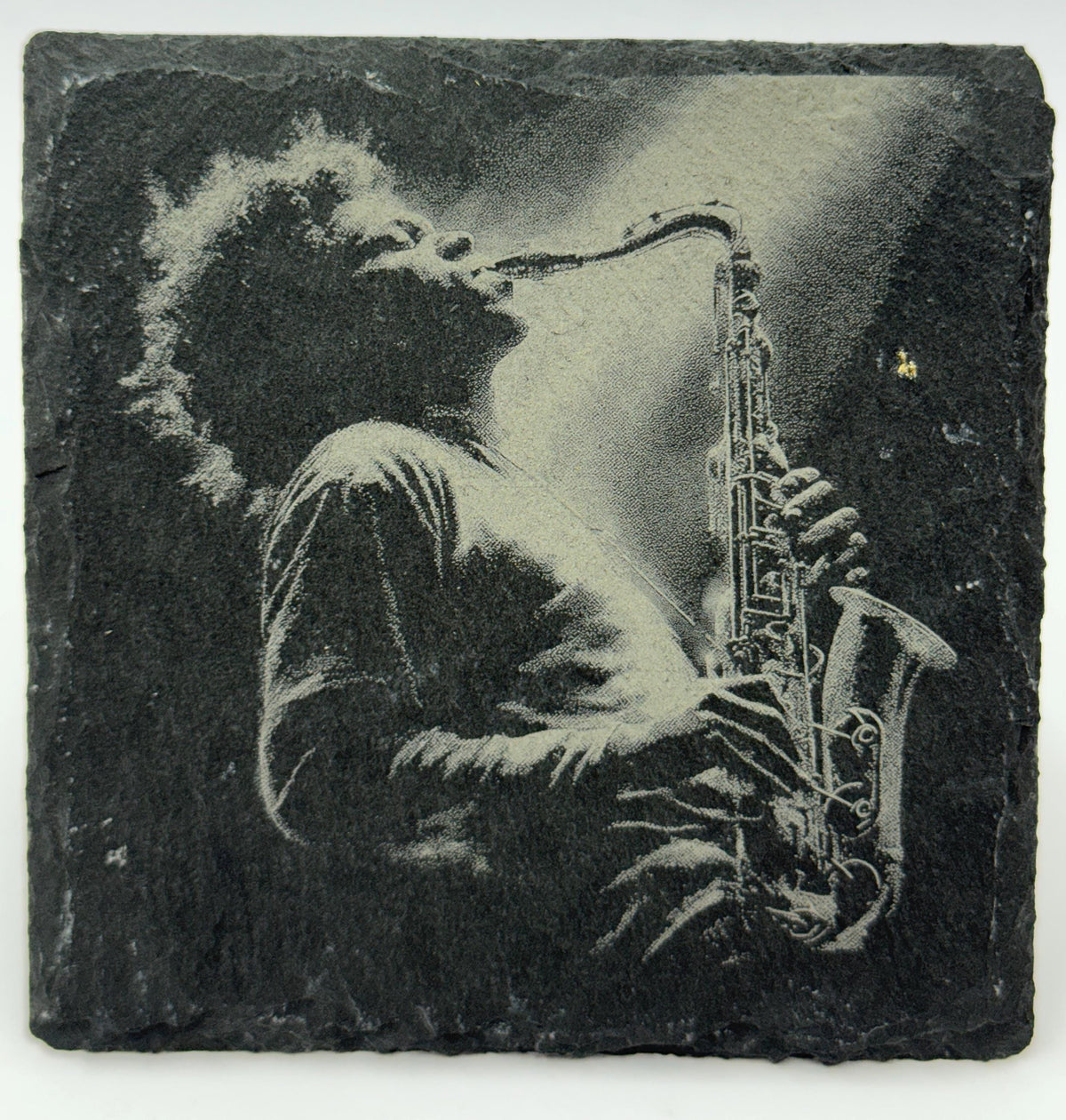 Live Music Slate Coaster Set – Rock, Indie, Alternative, Grunge-Style Décor