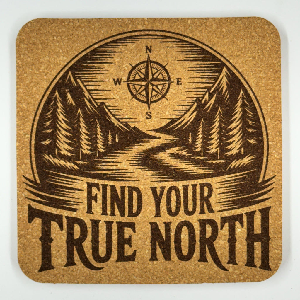 Hiking Adventure Cork Coasters – Eat Sleep Hike Set