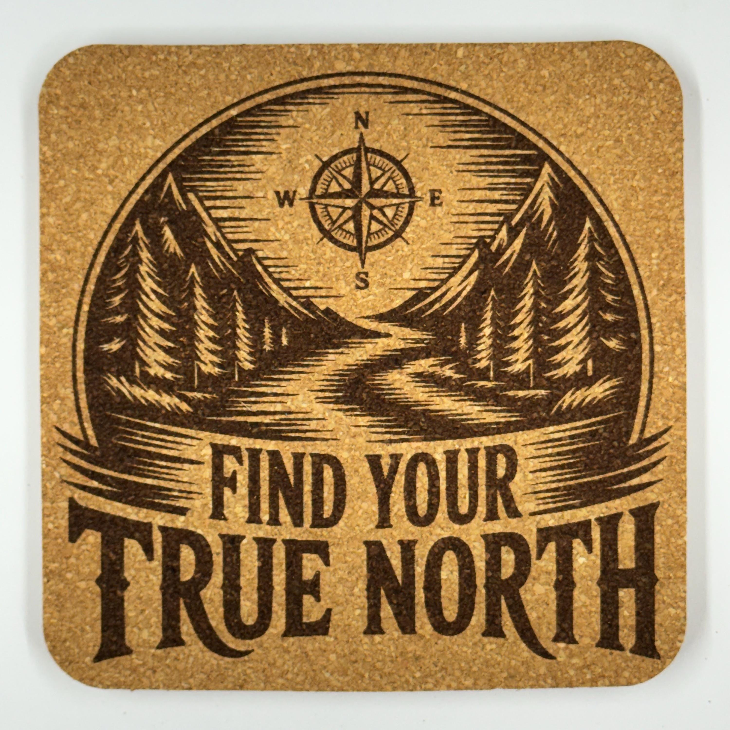 Hiking Adventure Cork Coasters – Eat Sleep Hike Set