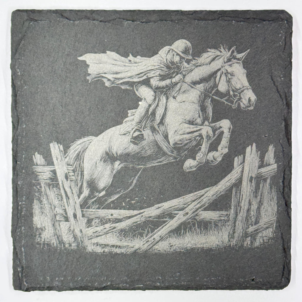 Western Horse Slate Coaster Set of 4 – Ranch Life Collection