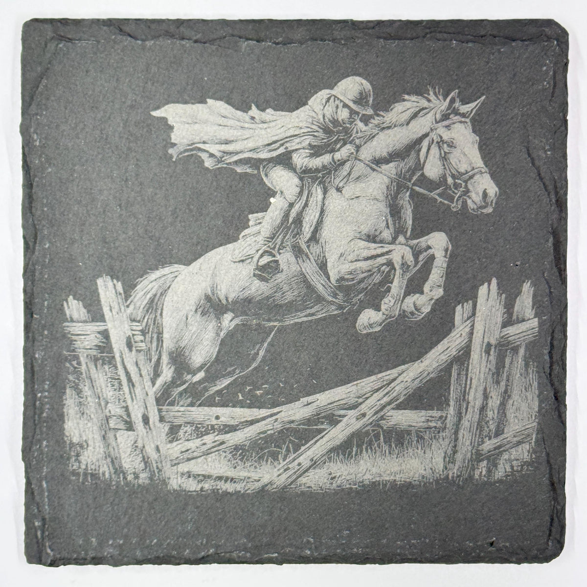 Western Horse Slate Coaster Set of 4 – Ranch Life Collection