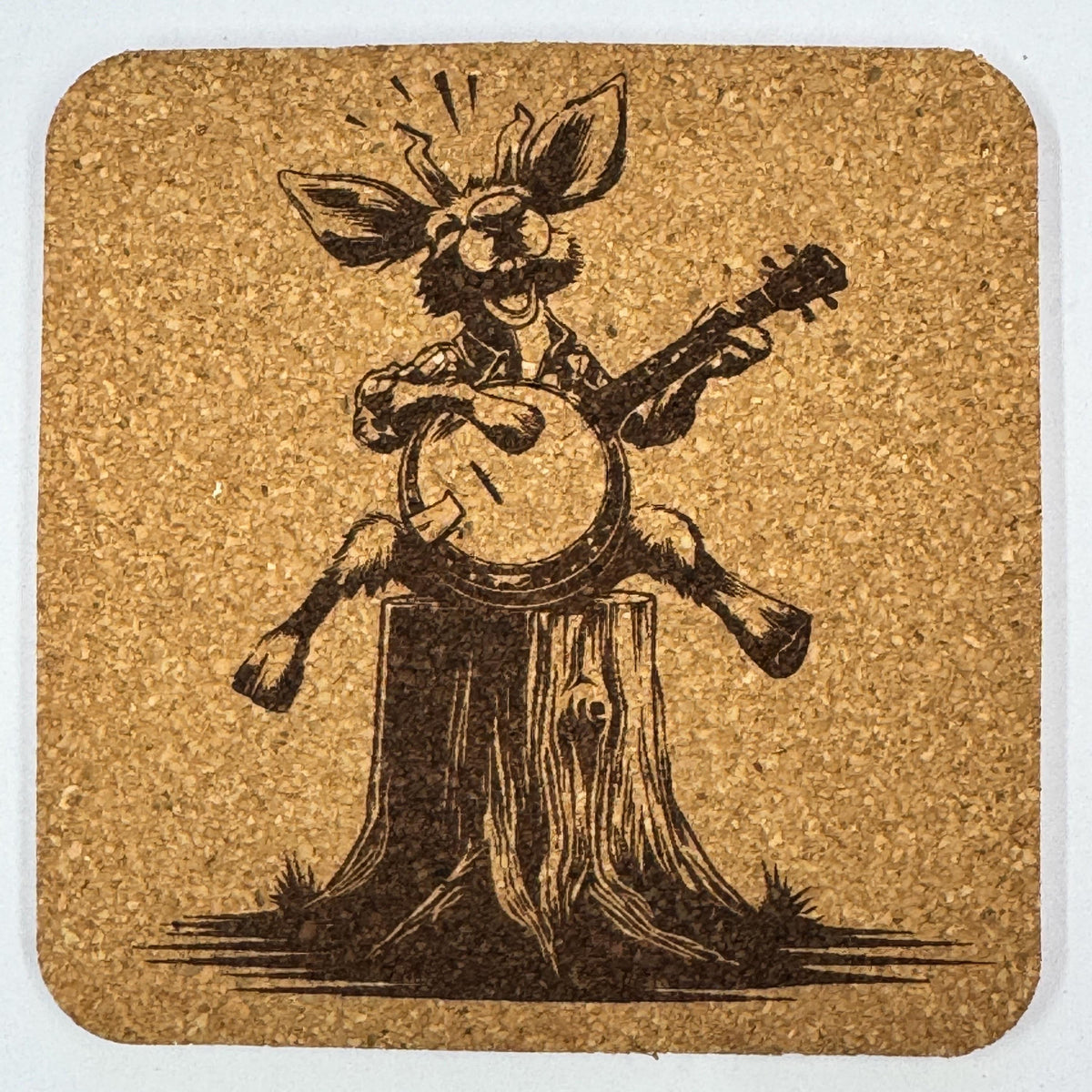 Funny Animal Band Coasters – Playful Music-Themed Drink Set