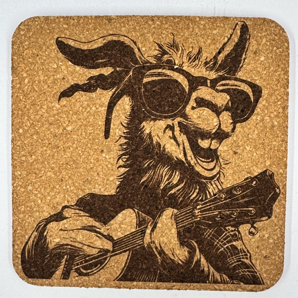 Funny Animal Band Coasters – Playful Music-Themed Drink Set