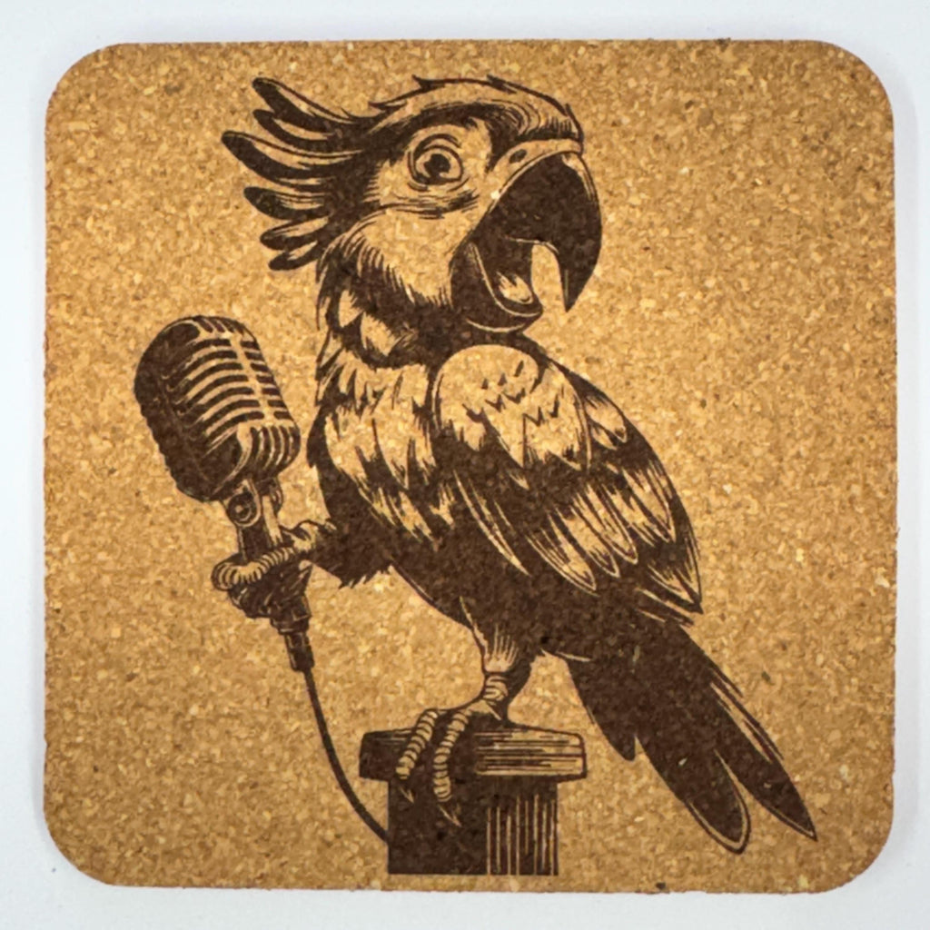 Funny Animal Band Coasters – Playful Music-Themed Drink Set