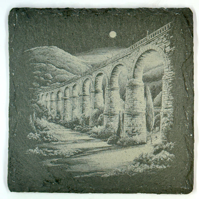 World Architecture Slate Coasters Set, Architectural Scenes from Across the Globe
