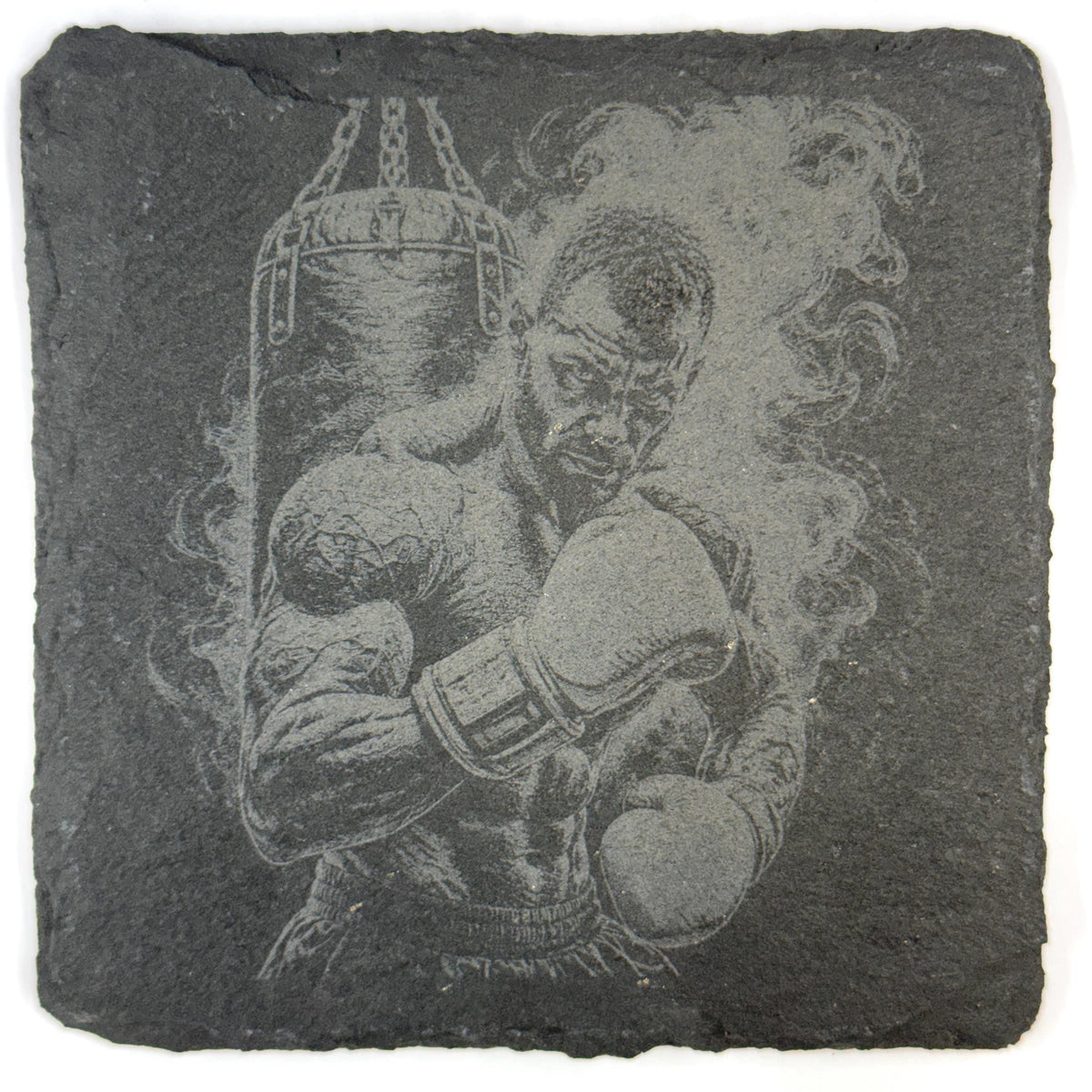 Boxing Champions Set of 4 Laser Engraved Slate Coasters