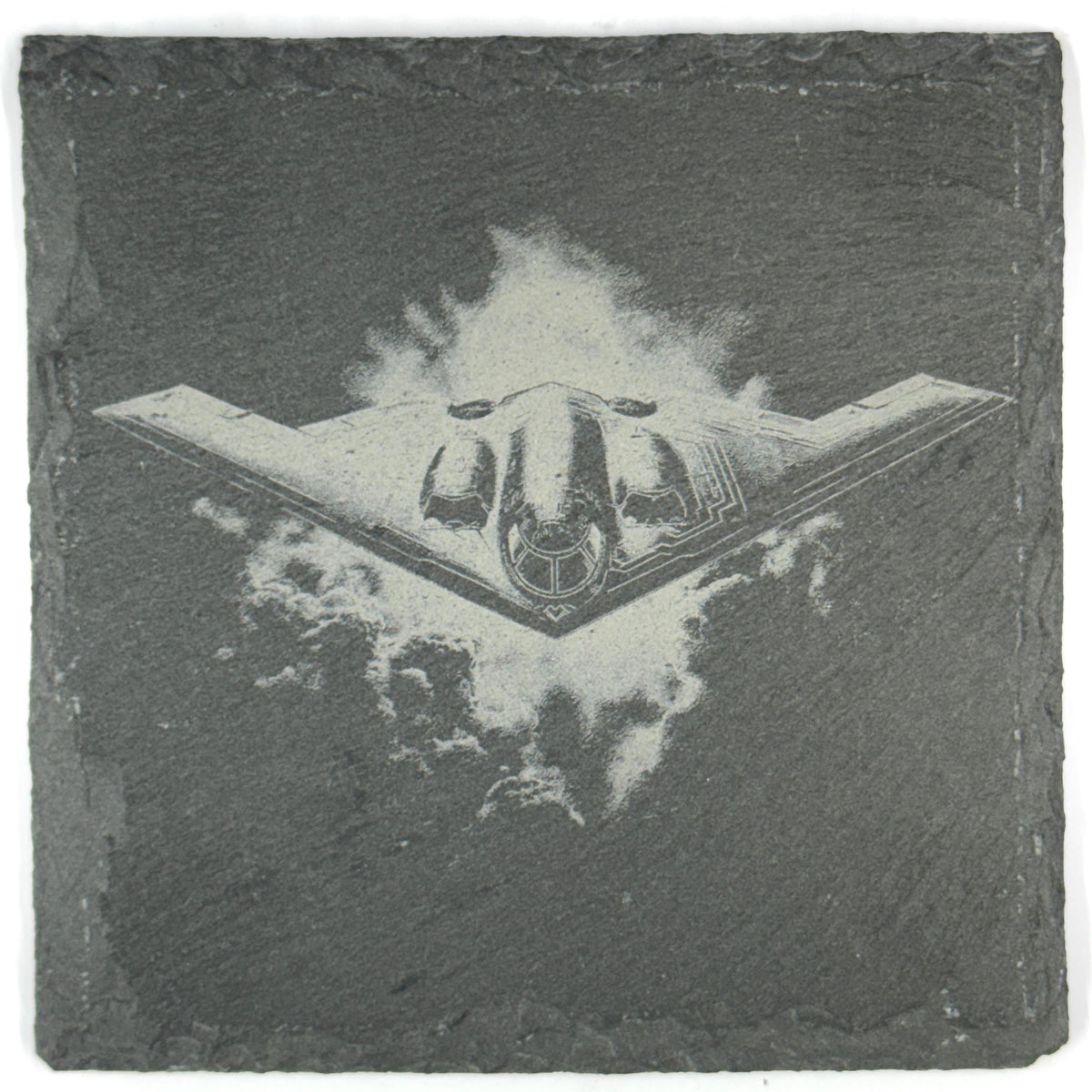 Military Aircraft Fighter Jets Set of 4 Laser Engraved Slate Coasters