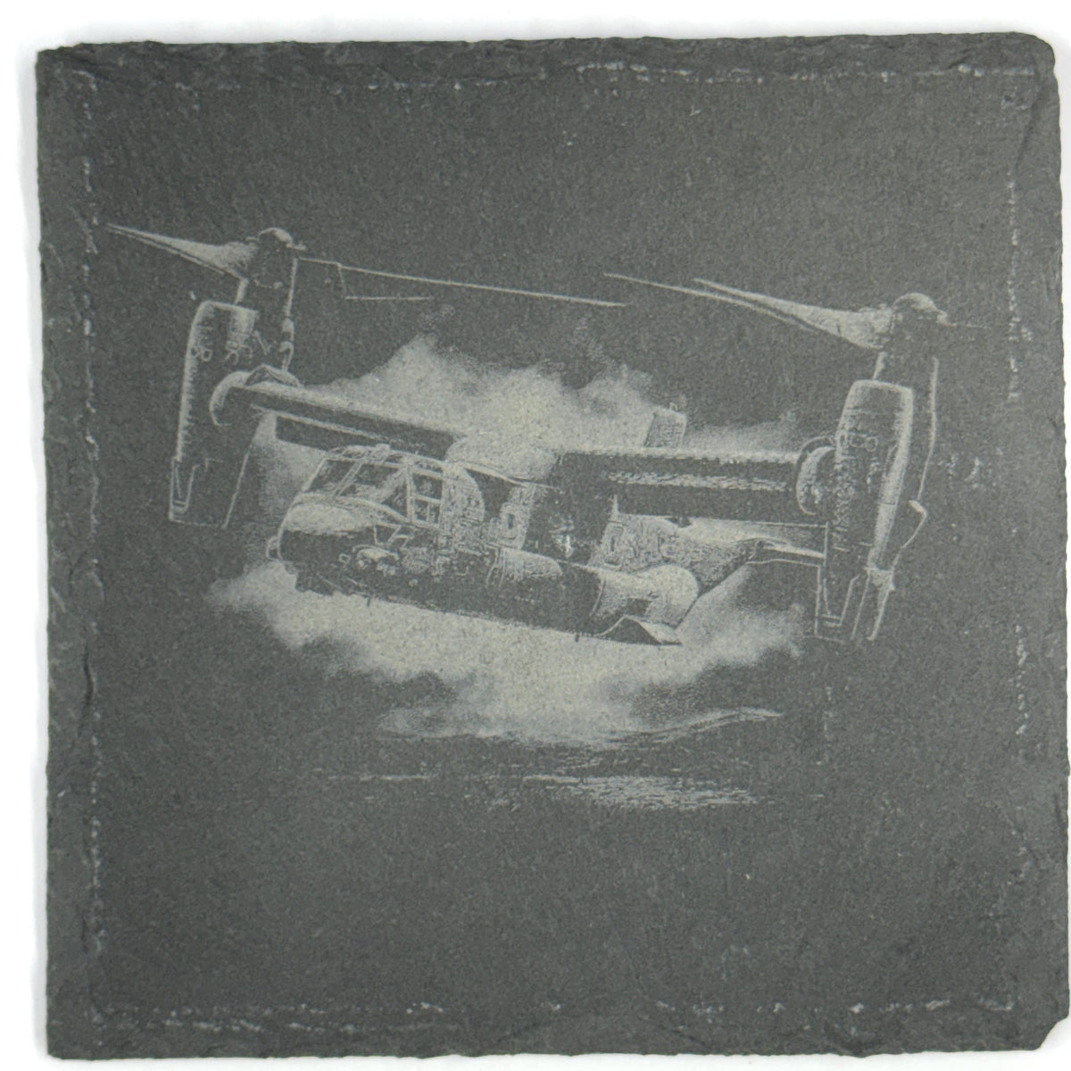 Military Aircraft Fighter Jets Set of 4 Laser Engraved Slate Coasters